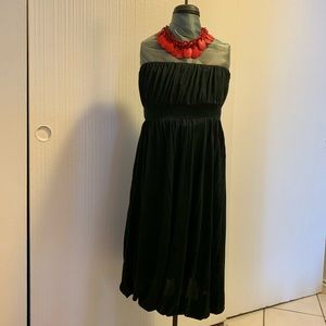 Tube Top Black Dress